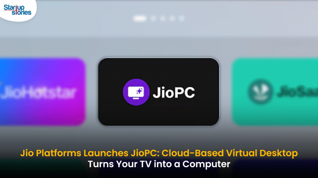 JioPC का सामने से दृश्य – रिलायंस जियो का सस्ता और आधुनिक क्लाउड कंप्यूटर