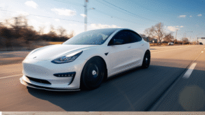 Tesla Model Y in India launch event"